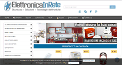 Desktop Screenshot of elettronicainrete.it