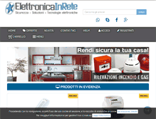 Tablet Screenshot of elettronicainrete.it